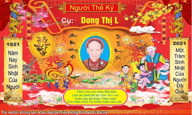 file vector phong san khau banner tiec mung tho cac cu